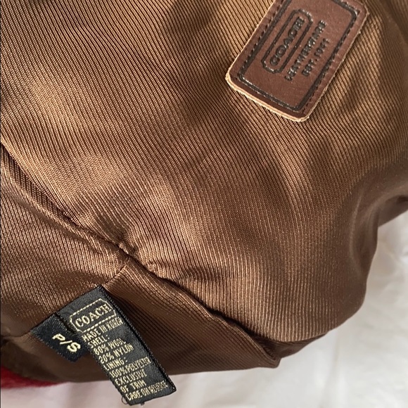 Authentic COACH wool hat - Picture 4 of 6